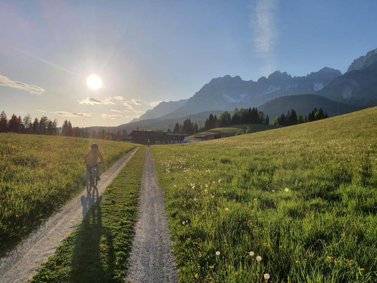 Haus Strobler Apartment Going am Wilden Kaiser Bagian luar foto
