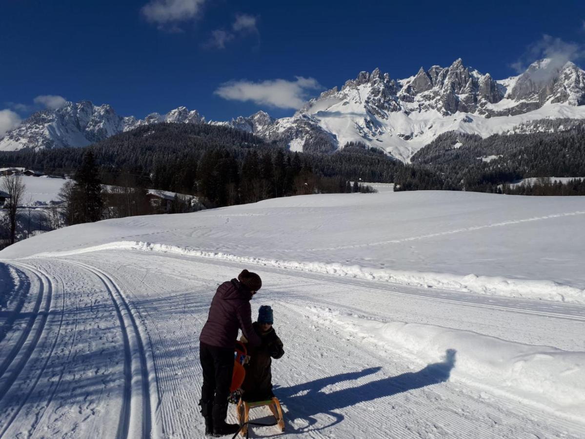 Haus Strobler Apartment Going am Wilden Kaiser Bagian luar foto