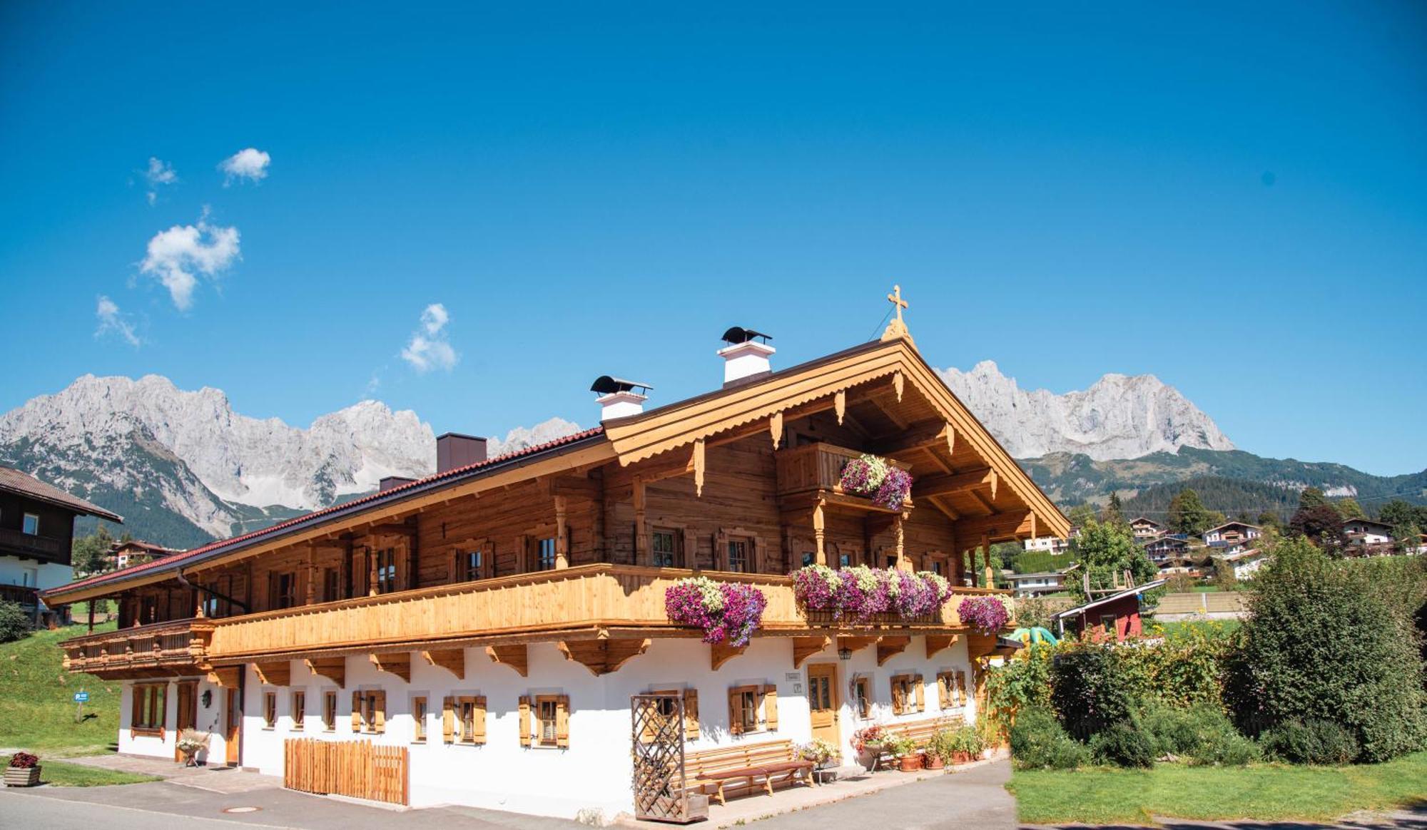 Haus Strobler Apartment Going am Wilden Kaiser Bagian luar foto
